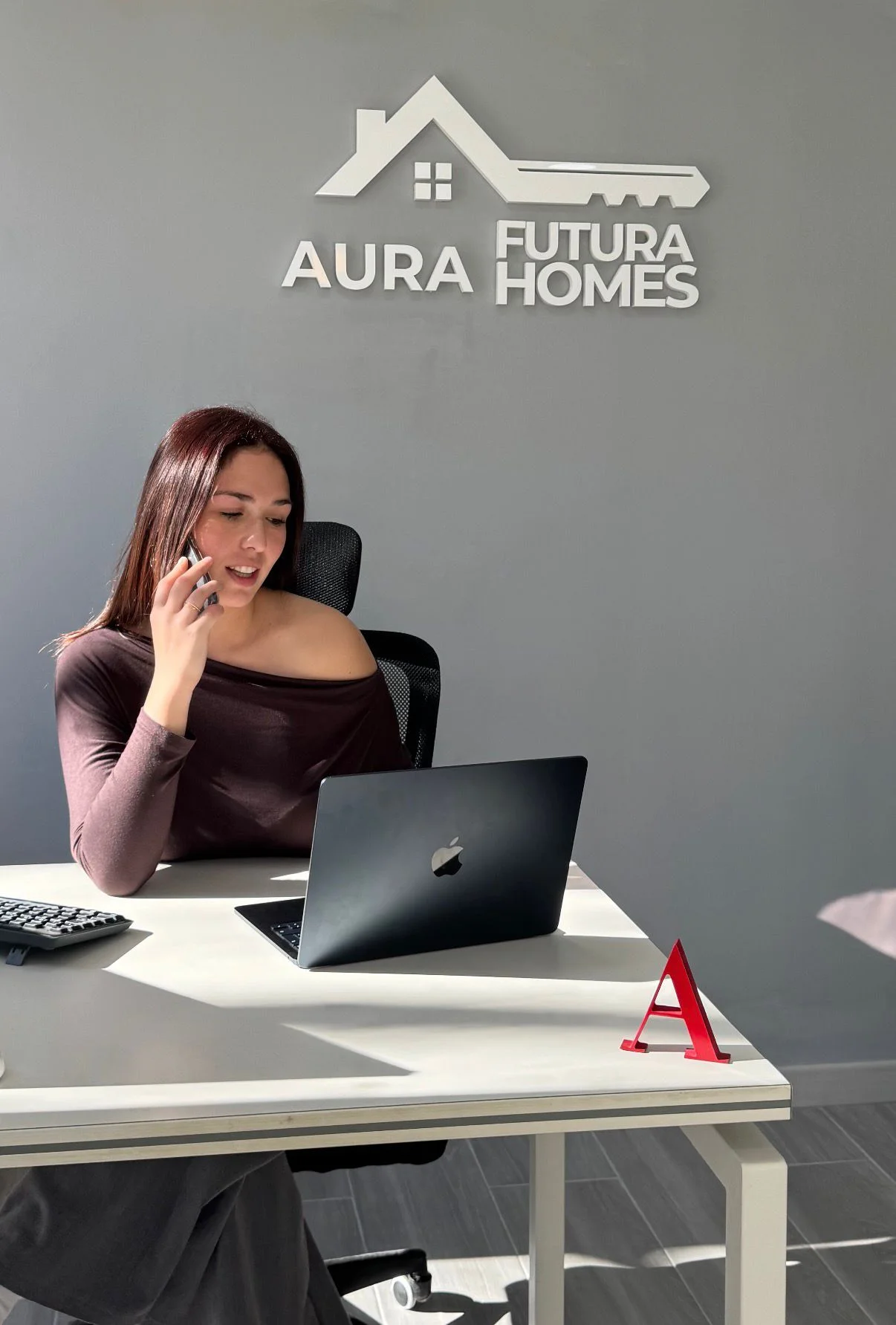 María Ramírez Moreno, responsable de oficina de Aura Futura Homes