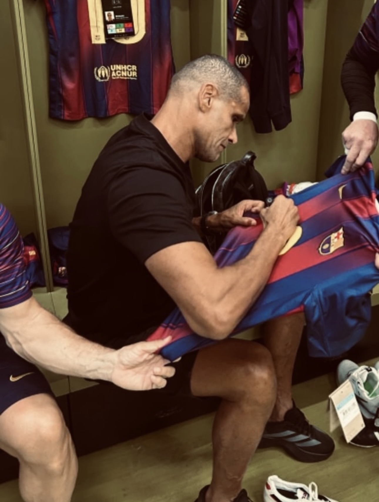 Camiseta firmada por Rivaldo