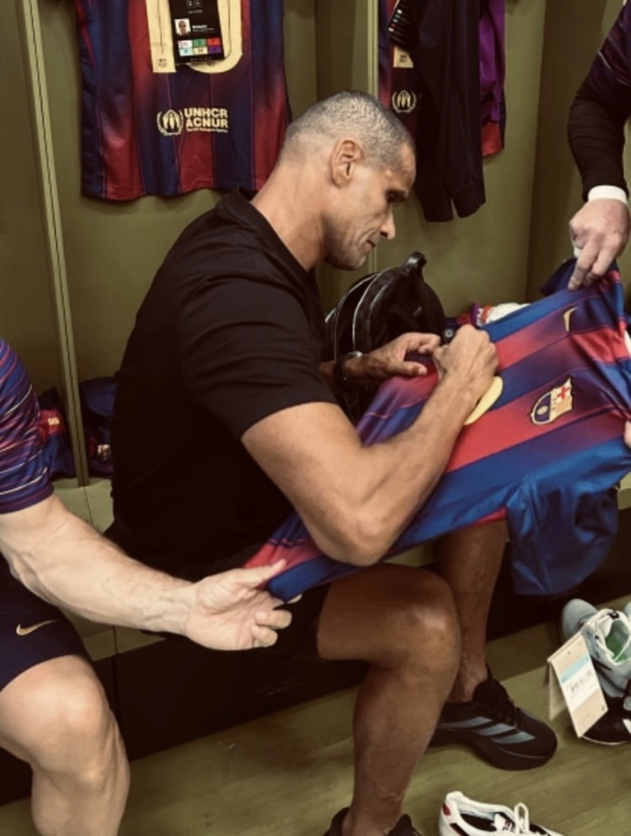 Camiseta firmada por Rivaldo